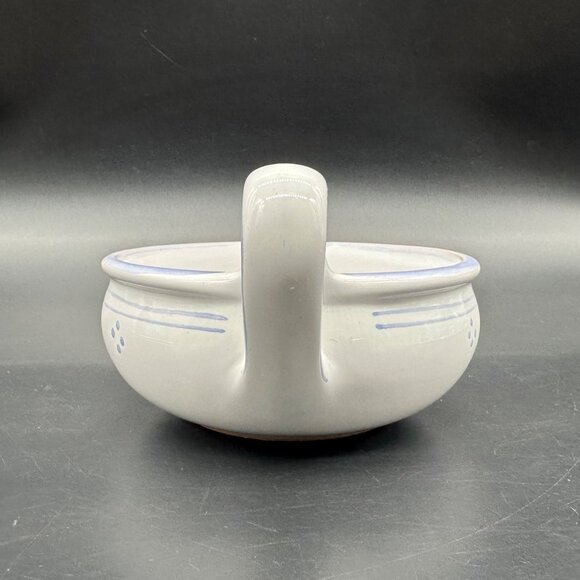 Vintage Sauce Dish Gravy Boat Dieulefit France PHP Pottery Lavender Purple - Picture 5 of 11